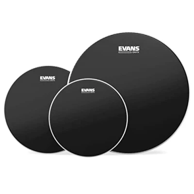 Obrázek Evans ETP ONX2 S onyx (černý) Tom Pack Standard 30,4 cm (12 palců), 33 (13 40,6 (16 palců) kůže