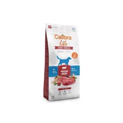 Obrázek CALIBRA Dog Life Adult Medium Fresh Beef 12kg