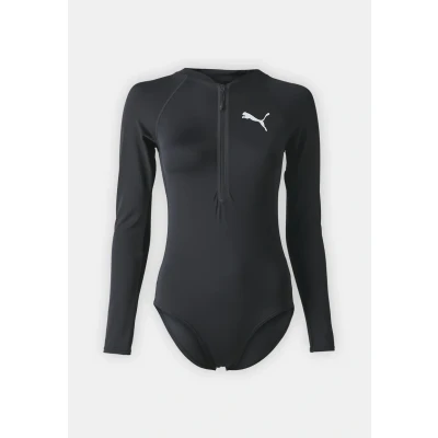 Obrázek Puma SWIM Women LONG Sleeve SURF SUIT Plavky, Ženy, Velikost: Small, Black