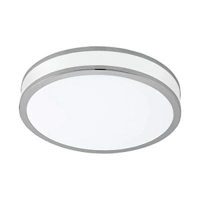 Obrázek EGLO LED stropní svítidlo Palermo 2, 1 svíticí svítidlo, materiál: ocel a plast, barva: chrom, bílá, Ø: 28 cm