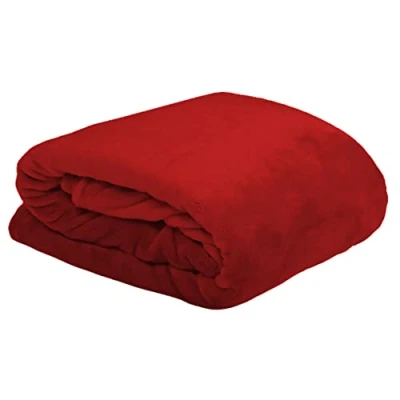 Obrázek Lovely Casa P25792003 Decke aus Polyester, 130 x 160 cm, Rot