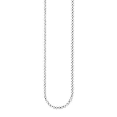 Obrázek Thomas Sabo Unisex přívěsek řetízek s hráškem Charm Club 925 sterlingové stříbro X0001 001 12, Stříbro, Bez drahokamu