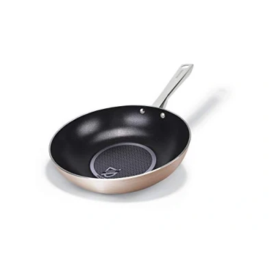 Obrázek Moneta Rosegold Diamant Wok 28 cm, Aluminium, Edelstahl