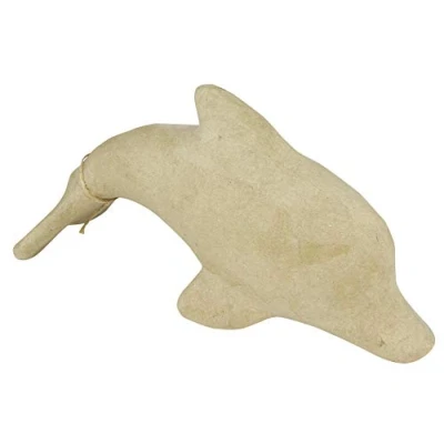 Obrázek Décopatch SA132O nosič S z lepenky, delfín, 29,5 x 10 15,5 cm, pro ozdobení, hnědá kartonu