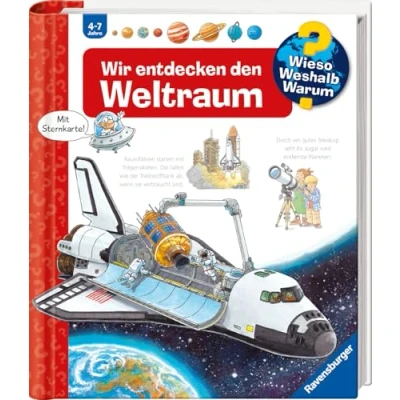 Obrázek Wieso? Weshalb? Warum?, Band 32: Wir entdecken den Weltraum (Wieso? 32)