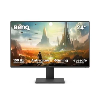 Obrázek BenQ GW2491E 24 palců herní monitor, 100 Hz, IPS, 1080p FHD, Eye Care, HDMI, DisplayPort, Bordure Ultra Fine, Certifié TUV, Flicker Free, Low Blue Light Plus, CareU (2025 New)