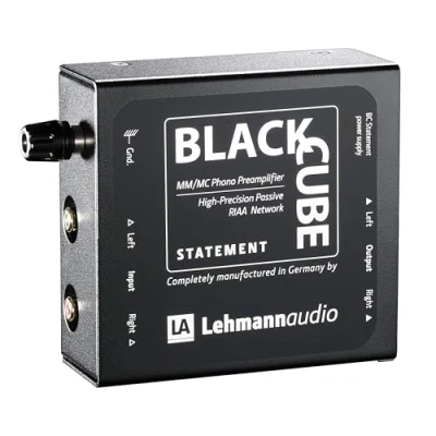 Obrázek Lehmann Audio Black Cube Statement Phono zesilovač (MM/MC, 103 x 108 45 mm), černý