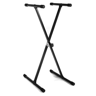 Obrázek Gewa 900541 Gear System Stojan na klávesy (výška 70 100 cm, hloubka 40 jednovrstvý) černý