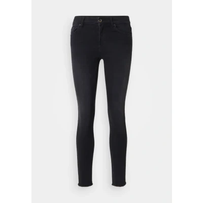 Obrázek ONLY Onlblush MID Waist Coated Široké džíny, Ženy, Velikost: Sx30, Black
