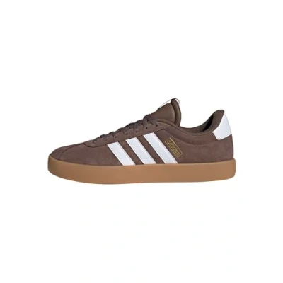 Obrázek adidas Herren VL Court 3.0 Shoes Schuhe, Earth Strata/Cloud White/Gold Metallic, 40 2/3 EU