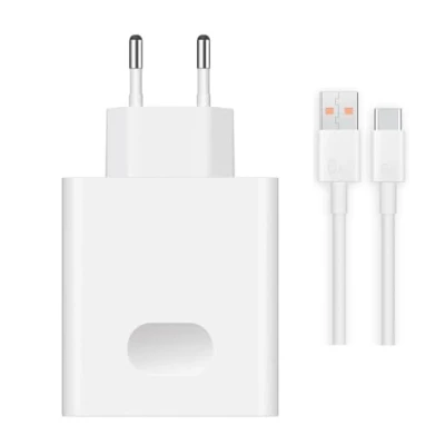 Obrázek Pro originální síťový zdroj Honor Supercharge 100W HW 200500E01 s 6A USB C nabíjecím kabelem rychlonabíječka