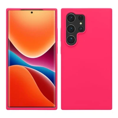 Obrázek kwmobile pouzdro kompatibilní se Samsung Galaxy S24 Ultra silikonové na mobil pro měkký povrch bezdrátové nabíjení Case