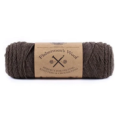 Obrázek Lion Brand yarn Company 1 klubko příze Fishermen s Wool, přírodní hnědá