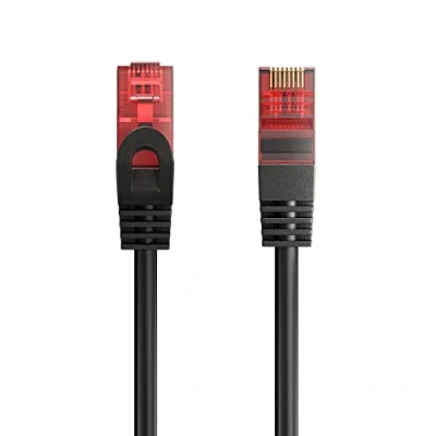 Obrázek Ewent Ethernet propojovací kabel kategorie 6 U/UTP, přenos až 1 Gb, AWG 26/7, se dvěma konektory RJ45. Ideální pro optických vláken sítěmi Gigabit/LAN, 5 m, černý