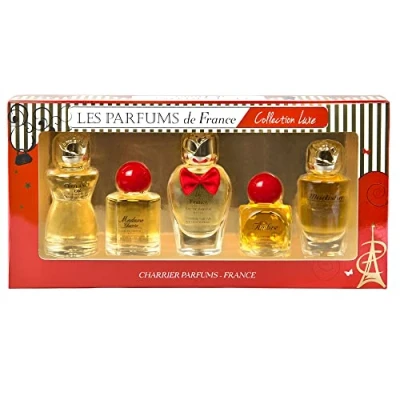 Obrázek Charrier Parfums of France &quot;Collection Luxe&quot; dárková sada 5 miniaturních parfémů 49, 7 ml