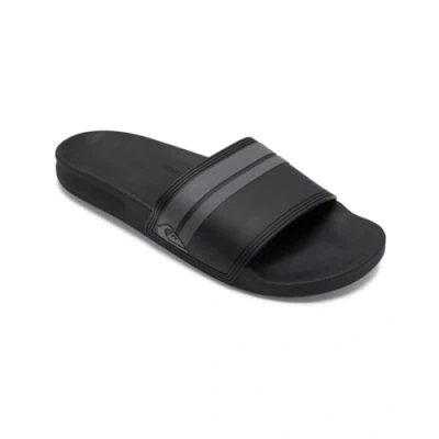 Obrázek Quiksilver RIVI Slide Sandály do bazénu, Muži, Velikost: 42, black grey Umělé vlákno