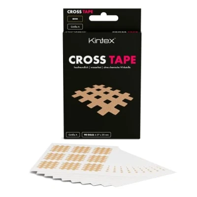 Obrázek Kintex Cross páska, ABC, 3 barvy a velikosti, Tapes, akupunkturní náplast, mřížková pásková kineziologická Crosstapes