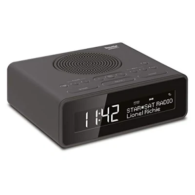 Obrázek TechniSat Rádiobudík Digitradio 51 DAB (DAB +, FM, rádiobudík, budík se dvěma nastavitelnými časy budíku, funkce odložení, spánek, stmívatelné zobrazení, konektor pro sluchátka) černá