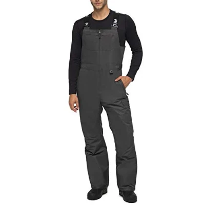 Obrázek Arctix Herren Men&#039;s Avalanche Insulated Bib Overalls Ski Hosen, anthrazit, Large (36 38W 32L)