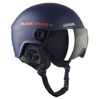 Obrázek Black Crevice Lyžařská helma pro dospělé Gstaad, námořnická modrá/oranžová, 51 53 cm