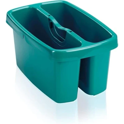 Obrázek Leifheit kbelík Combi box se 2 komorami na vodu a čisticí potřeby, skladně stohovatelný kbelík, úložný