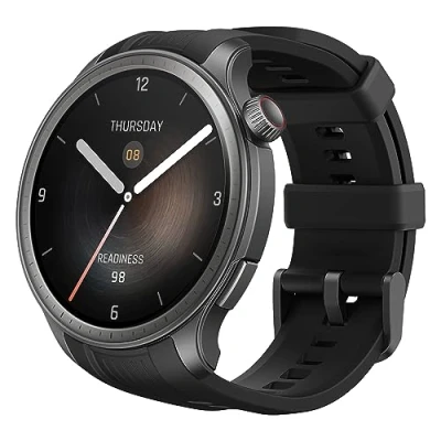 Obrázek Amazfit Balance 46 mm Smart Watch, bezkontaktní platba NFC, fitness trenér AI, výdrž baterie 14 dní, monitorování spánku a zdraví, GPS, 150 sportovních režimů, Bluetooth hovory pro Android iPhone