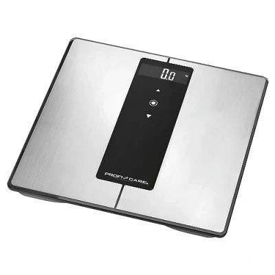 Obrázek ProfiCare Diagnostická váha PC PW 3008 BT 9v1 z ušlechtilé oceli s funkcí Bluetooth, multifunkční LCD displej, další funkce přes aplikaci pro chytrý telefon