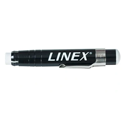 Obrázek Linex Držák křídy, pro kulaté křídy o průměru až 10 mm, s upevňovacím klipem, z kovu, černý