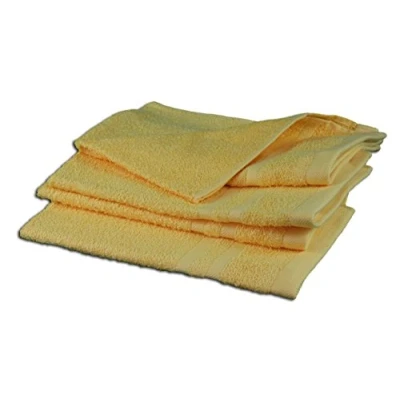 Obrázek Gözze Ručník pro hosty 4dílná sada, měkký a savý, 100% bavlna, 30 x 50 cm zlatý