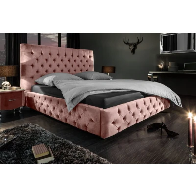 Obrázek Chesterfield postel PALLAS 160 Dekorhome Růžová