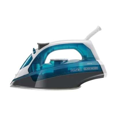 Obrázek Black+Decker Blau BXIR2200E Dampfbügeleisen, 2200, Kunststoff, 370 milliliters
