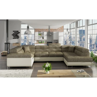 Obrázek Letto sedací souprava Materiál / Dekor: Berlin 03, Ekokůže Soft 33, Orientace: Pravá