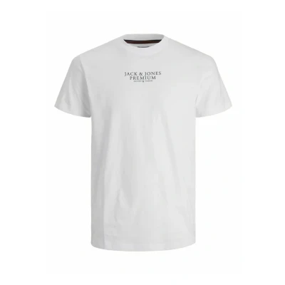 Obrázek Jack &amp; Jones Premium SS CREW NECK NOOS Triko s potiskem, Muži, Velikost: XS, White
