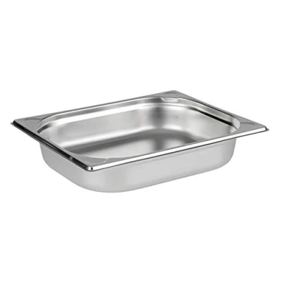 Obrázek APS 81202 GN Behälter 1/2, Gastronormbehälter Edelstahl/Abmessungen 265 x 325 cm/Höhe 65 mm/Volumen 4 Liter