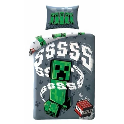 Obrázek Halantex Minecraft ložní prádlo, 140 x 200 cm + 70 90 cm, 100 % bavlna