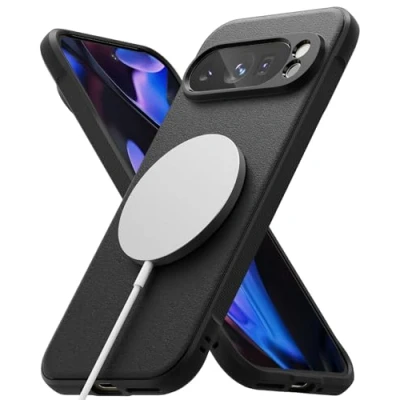 Obrázek Ringke Onyx Magnetic [kompatibilní s MagSafe] pro Pixel 9 Pro, pevné uchopení protiskluzové proti otiskům prstů odolné poškrábání Robustní TPU nárazuvzdorné pouzdro na mobil magnetické