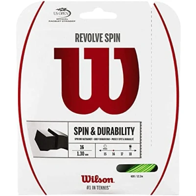 Obrázek Wilson Unisex Tennissaite Revolve Spin, grün, 12,2 Meter, 1,30 mm, WRZ956800
