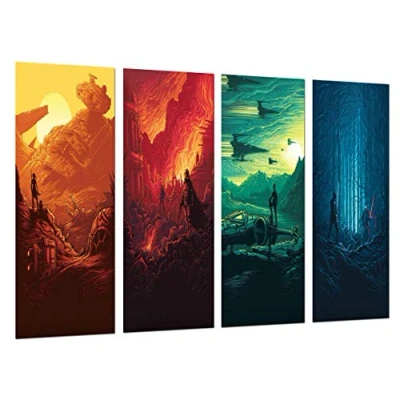 Obrázek Cuadros Camara Poster Star Wars Darth Vader Gesamtgröße 131 x 62 cm XXL