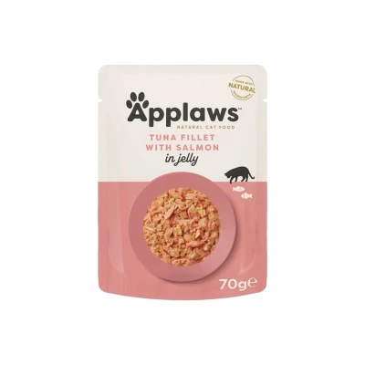 Obrázek Kapsička APPLAWS Cat Jelly tuňák s lososem 70g