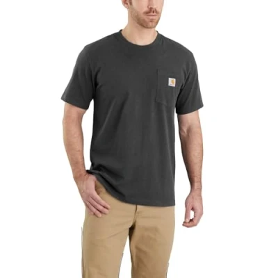 Obrázek Carhartt Pánské tričko Work Utility, Antracitová melírovaná