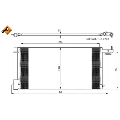 Obrázek NRF 350051 klimatizace