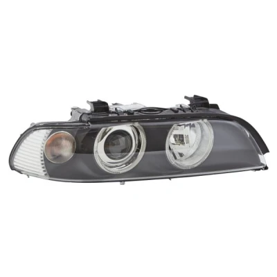 Obrázek HELLA 1EL 008 053 581 DE/FF/halogenový světlomet pro mj. BMW 5 (E39) černý ECE pravostranný provoz pravý