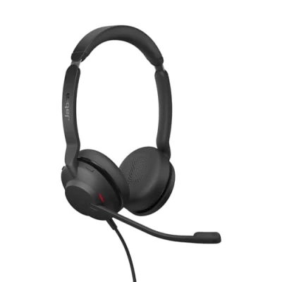 Obrázek Jabra Evolve2 30 SE Kabelgebundenes Stereo Headset Mit Geräuschunterdrückung und 2 Mikrofon Technologie inkl. USB C Kabel allen führenden Unified Communications Plattformen nutzbar Schwarz