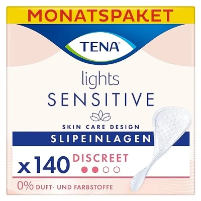 Obrázek Tena Lights by Light Liners, měsíční balíček (5 balení po 28 vložek), 140 vložek