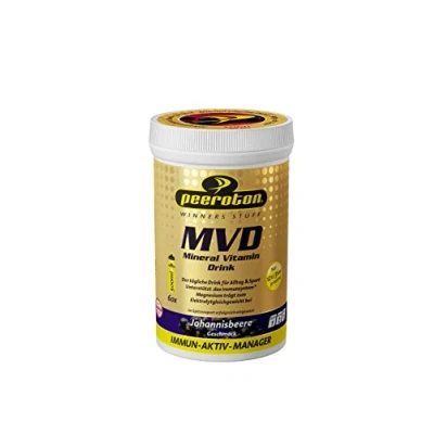 Obrázek Peeroton MVD Minerální vitamin nápoj rybíz, elektrolytový prášek s 5 podstatnými elektrolyty a zinkem, hořčíkem vitamínem C pravidelně užívejte posilujte imunitní systém, 300 g