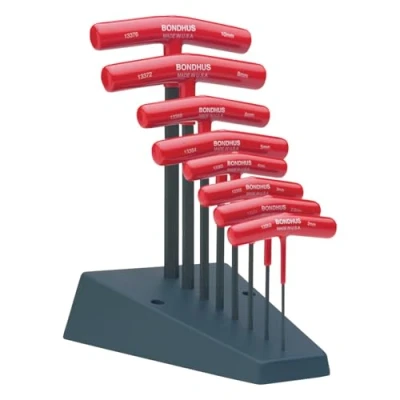 Obrázek Starrett 13389 T Handle Key Set Metric,Red