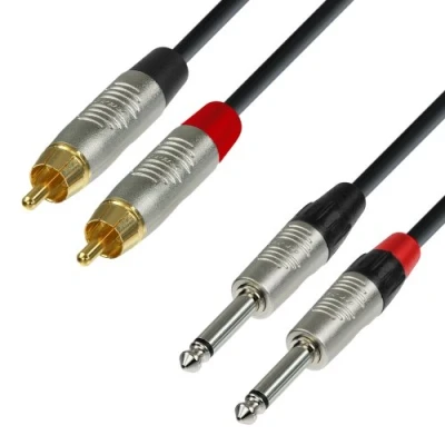 Obrázek Adam Hall Cables 4 STAR TPC 0150 Twinkabel REAN 2 x konektor TS na cinch 1,5 m