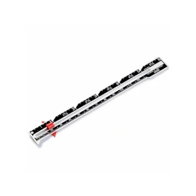 Obrázek Prym 611738 Rozměr na pletení cm/inch návod šití a pletení, kov, vícebarevný, délka 12,5 cm