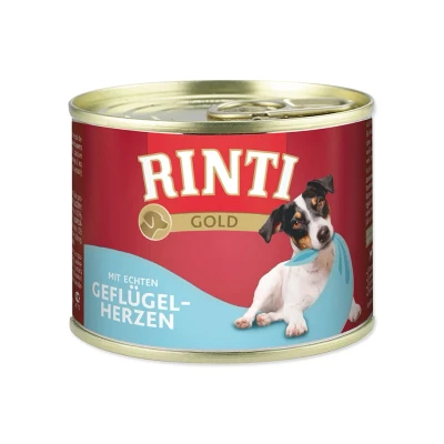 Obrázek Konzerva RINTI Gold drůbeží srdíčka 185g