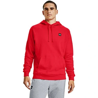 Obrázek Under Armour Rival Hoodie Mikina s kapucí, Muži, Velikost: Large, Red